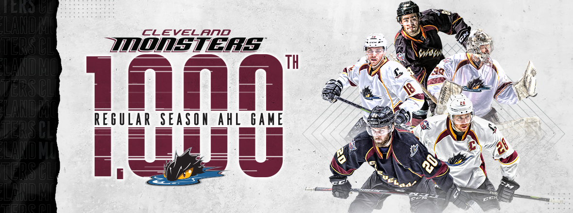 Monsters celebrate 1,000th regular season game in Cleveland