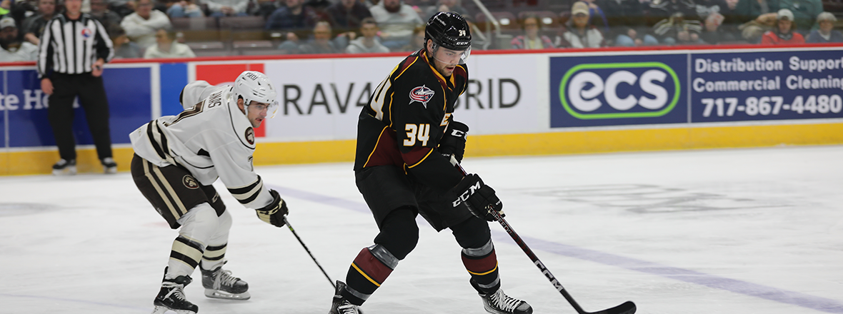 Monsters fall in close 3-2 battle at Hershey