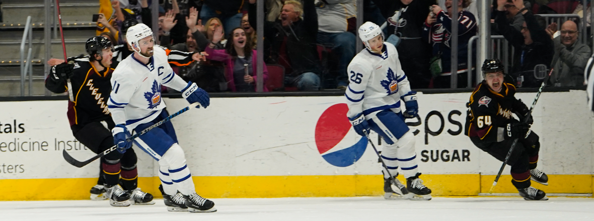 Monsters secure high-energy 3-2 overtime win against Marlies