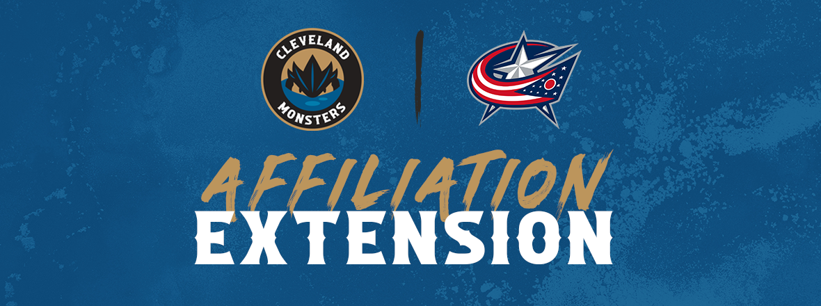 Monsters and Blue Jackets announce affiliation extension