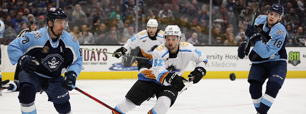 Monsters Fight Falls Short In 5-4 Loss to Admirals