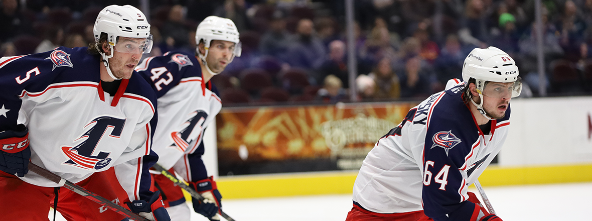 Cleveland Monsters goalie Jet Greaves in goal during the first period  News Photo - Getty Images