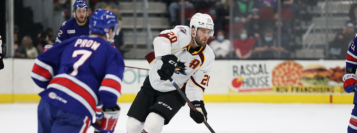 Monsters fail to crack code in 4-1 loss to Amerks