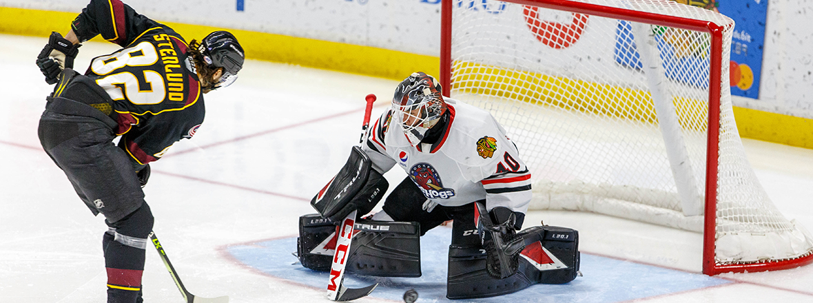 Monsters suffer setback in 5-2 loss to IceHogs