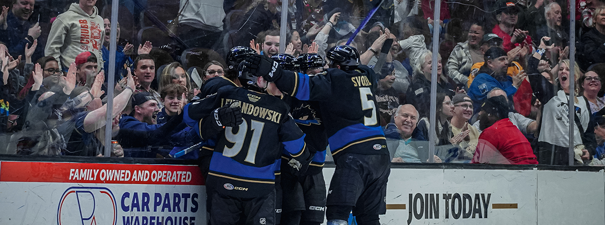 Monsters clinch playoff berth with 6-4 win over Rocket