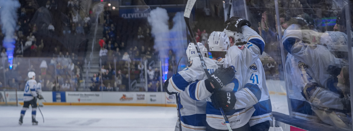 Monsters skate away with 7-5 win over Marlies