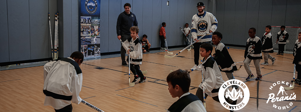Monsters and Perani's Hockey World launch Floor Hockey Program
