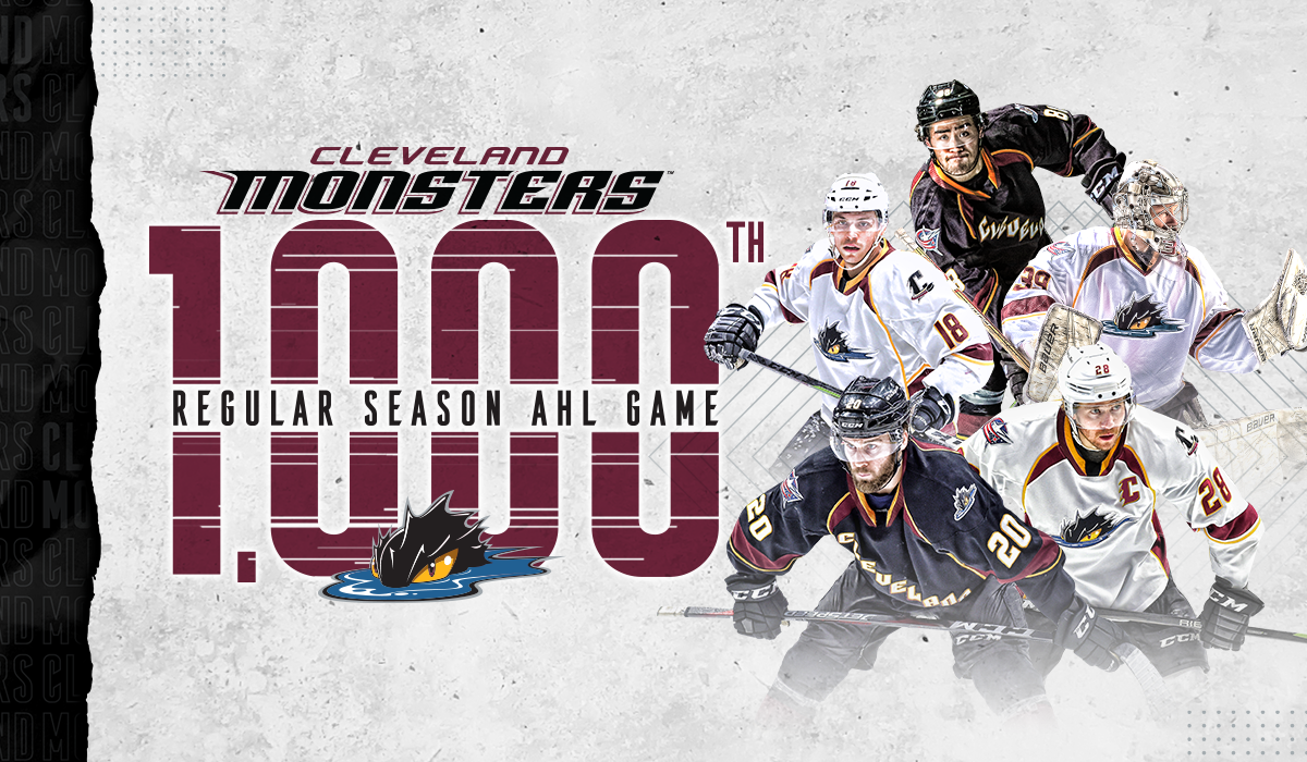 Monsters celebrate 1,000th regular season game in Cleveland