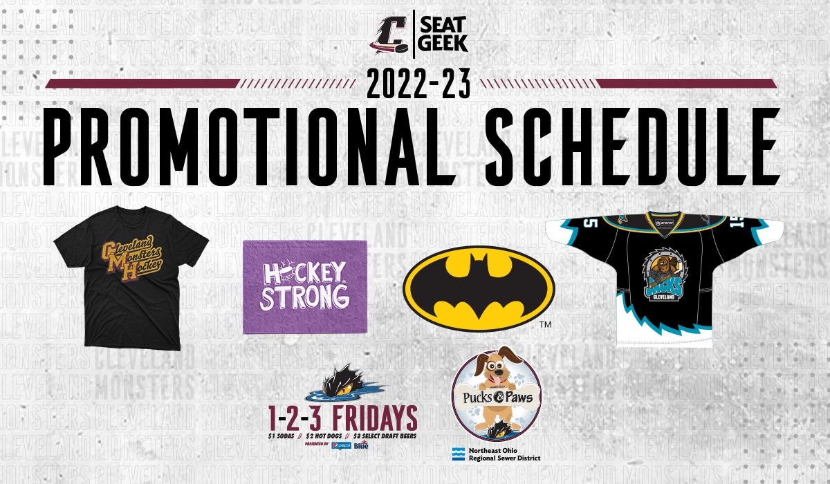 Monsters reveal 2022-23 promotional schedule full of fan-favorite themes Cleveland Monsters