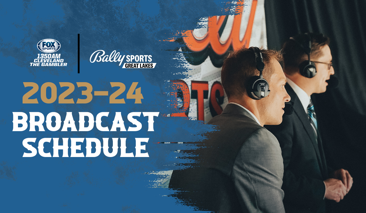 Monsters announce 202324 TV and Audio Broadcast Schedule Cleveland
