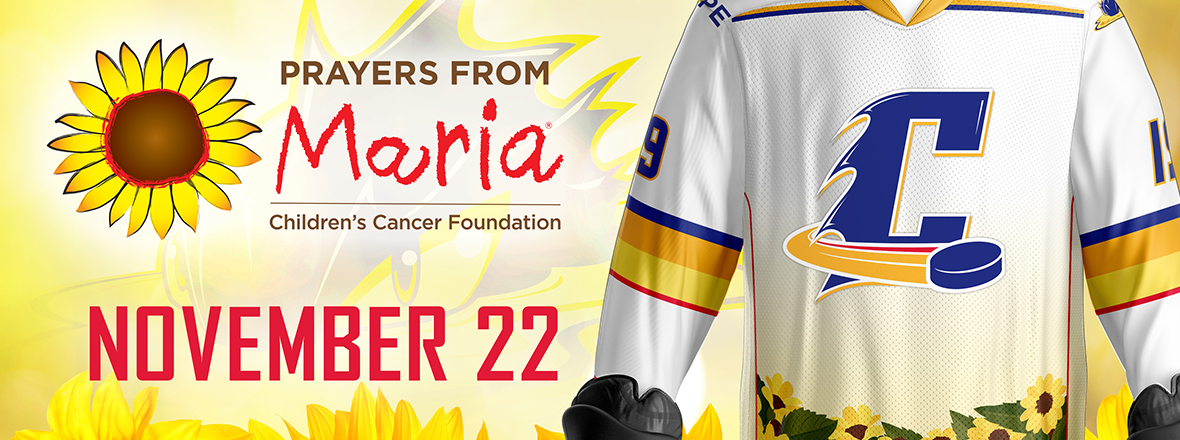 Cleveland Monsters and 'Prayers From Maria' Team up For Hockey Fights Cancer Night