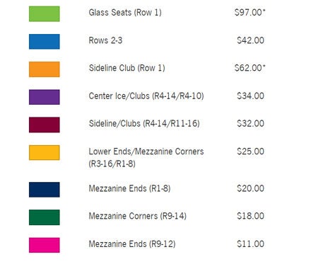 Lake Erie Monsters Seating Chart