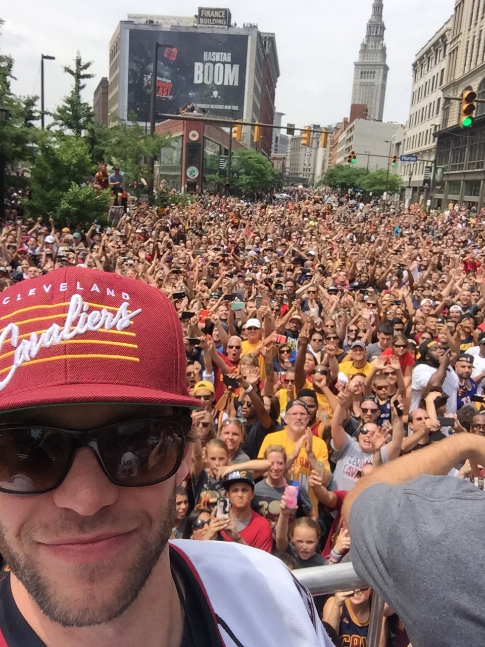 TRENT VOGELHUBER SMILES AT PARADE