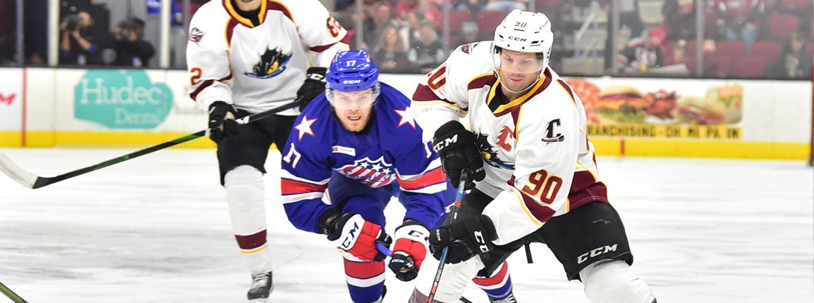 Monsters Back-and-Forth Ends in 3-2 Loss to Amerks